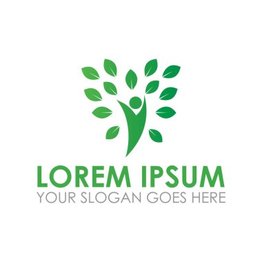 sağlıklı vektör, yaşam logosu vektörü