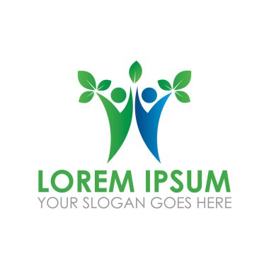 Refah vektörü, sağlıklı logo vektörü