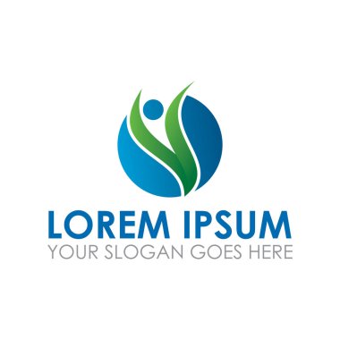 Refah vektörü, sağlık logo vektörü