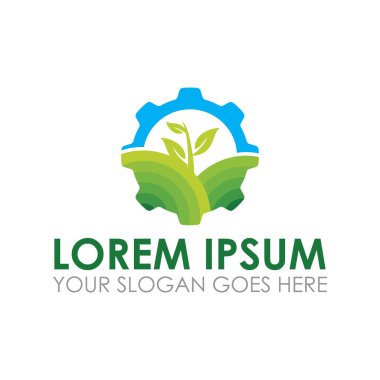 dişli çiftlik vektörü, çevre logosu