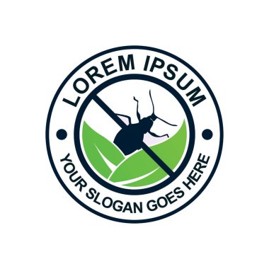 Böcek ilaçlama logosu, böcek ilacı logosu