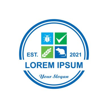 Böcek ilaçlama logosu, böcek ilacı logosu