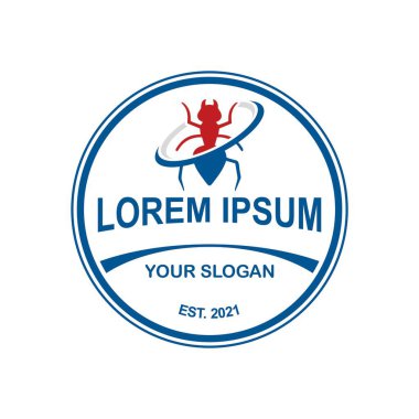 Böcek ilaçlama logosu, böcek ilacı logosu