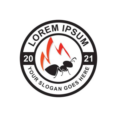 Böcek ilaçlama logosu, böcek ilacı logosu