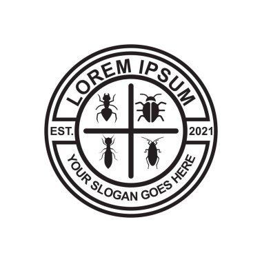 pest kontrol logosu, böcek ilacı logosu