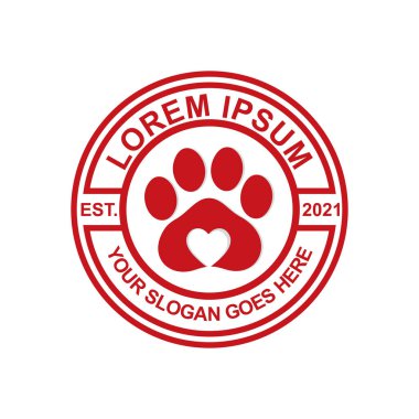 evcil hayvan bakım logosu, veteriner logosu