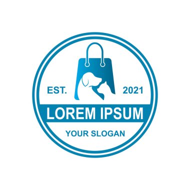 evcil hayvan bakım logosu, veteriner logosu