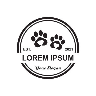 evcil hayvan bakım logosu, veteriner logosu