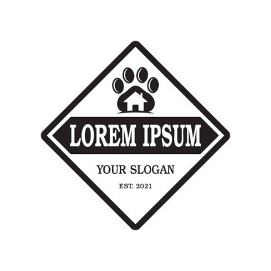 evcil hayvan bakım logosu, veteriner logosu