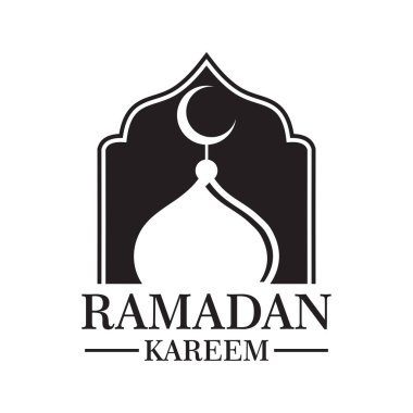 Ramazan vektörü, cami logo vektörü