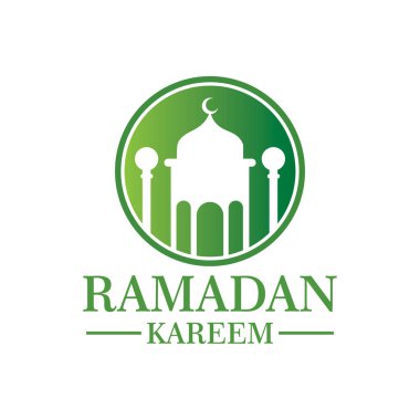 Ramazan vektörü, cami logo vektörü