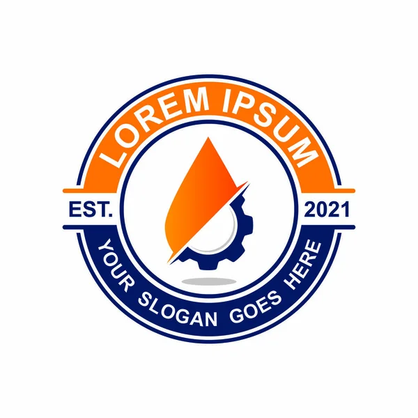 gaz ve petrol logosu, sanayi logosu