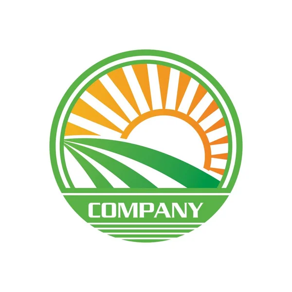 Farm Logo Agriculture Logo Vector — Stock vektor