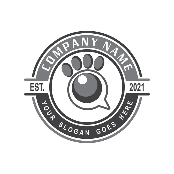 Pets Care Logo Veterinary Logo Vector — стоковый вектор