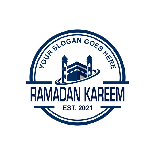 Ramadan Logo Muslim Logo Vector — Vettoriale Stock