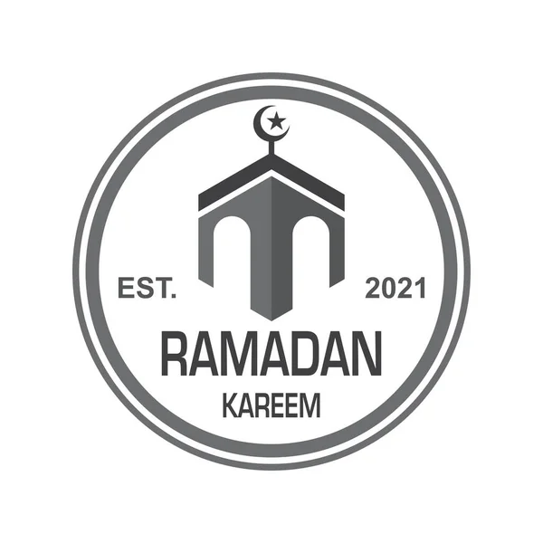 Ramadan Vector Muslim Logo Vector — Vetor de Stock