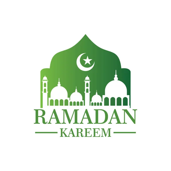 Ramadan Vector Mosque Logo Vector — Stockvektor