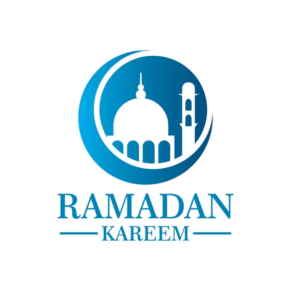 Ramadan Vector Mosque Logo Vector — Stockový vektor