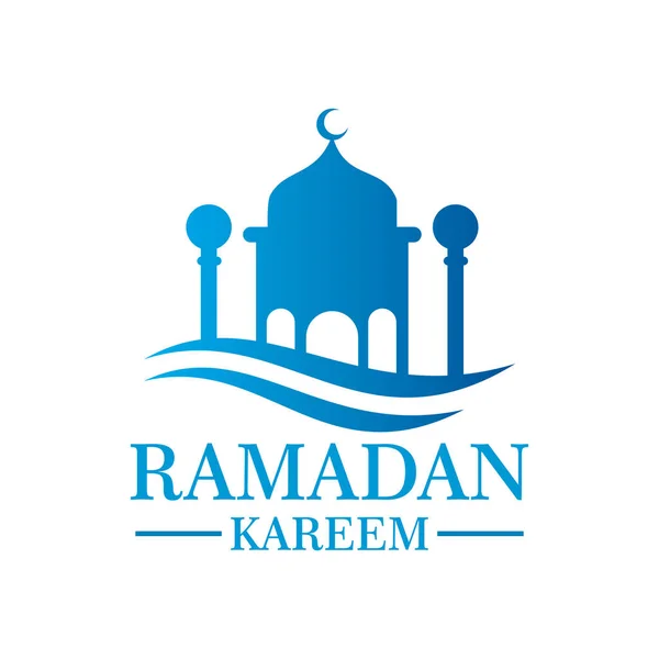 Ramadan Vector Mosque Logo Vector — Stock Vector