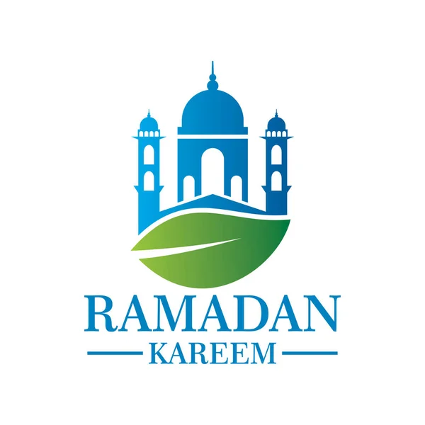 Ramadan Vector Mosque Logo Vector — Stock Vector