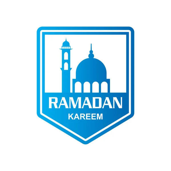 Mosque Vector Ramadan Logo Vector — Stockvektor