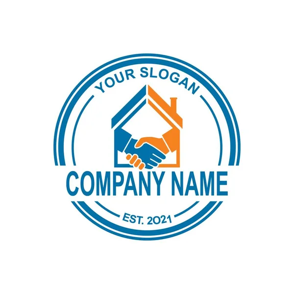 Logotipo Imobiliário Logotipo Edifício — Vetor de Stock