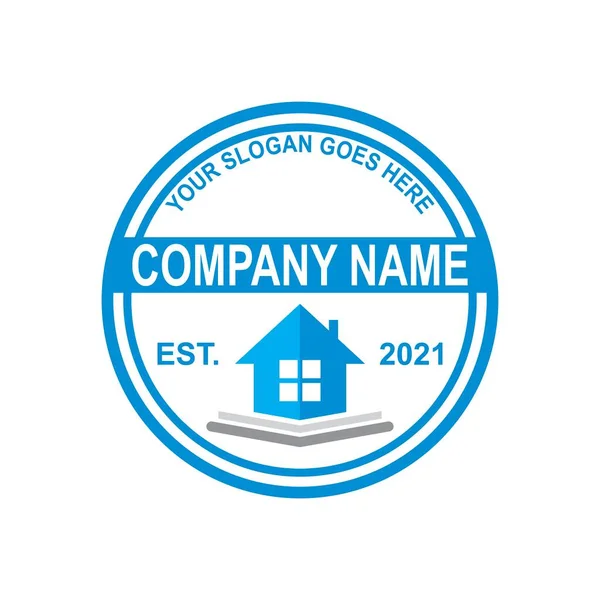 真正的Estate Logo Building Logo — 图库矢量图片