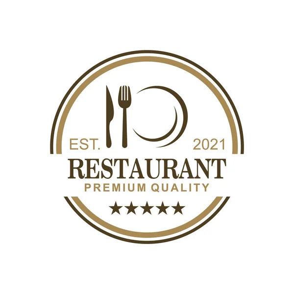 Restaurant Logo Food Logo Vector — 图库矢量图片