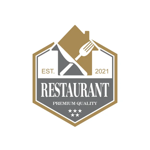 Restaurant Logo Food Logo Vector — 图库矢量图片