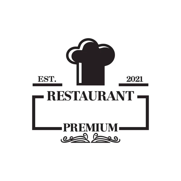 Restaurant Logo Food Logo Vector — Stock Vector