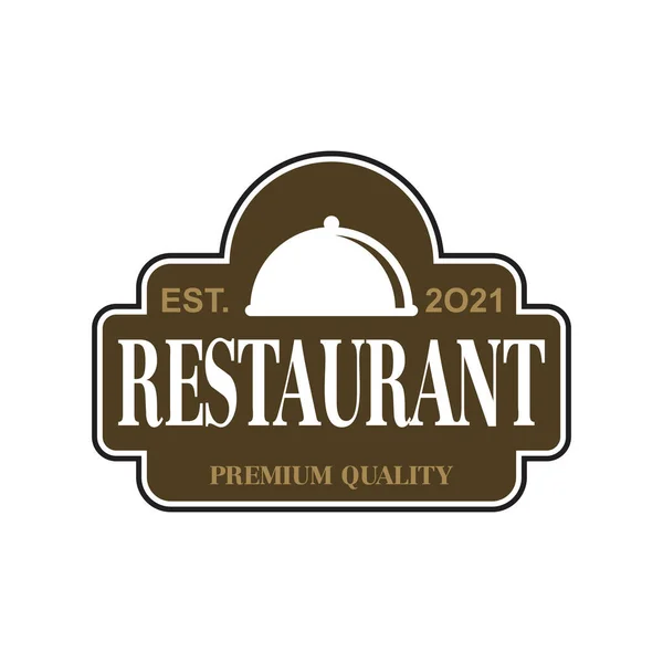 Restaurant Logo Food Logo Vector — Stockvektor