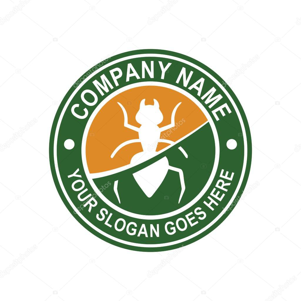 Pest control logo , insecticide logo