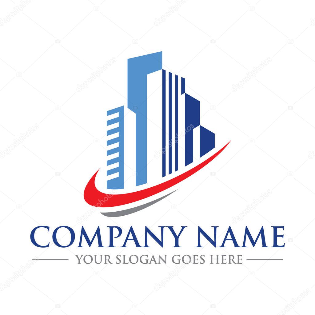Real estate logo , building vector