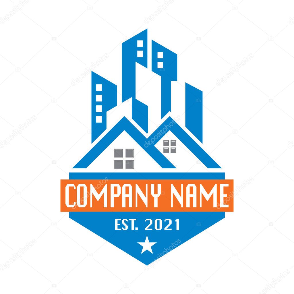 Real estate logo , building vector