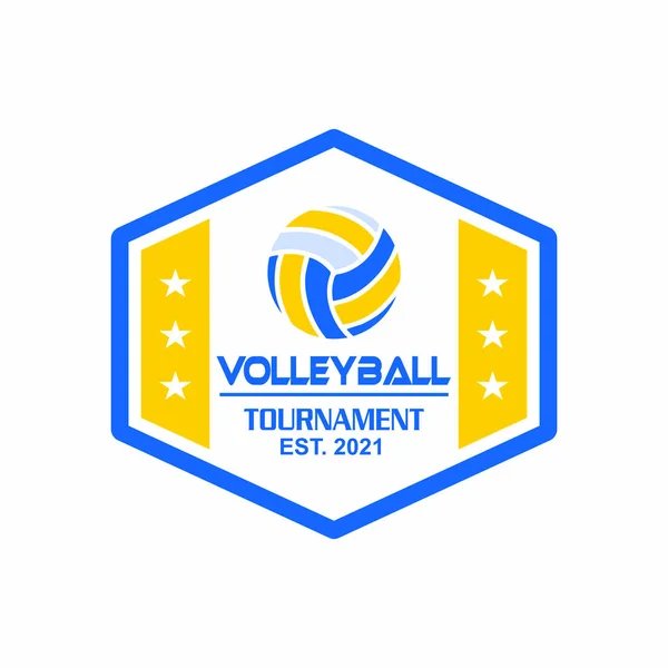 Volley Ball Logo Sport Logo Vector — ストックベクタ