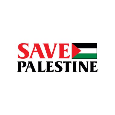 Filistin logosunu kurtarın, ücretsiz gaza vektörü