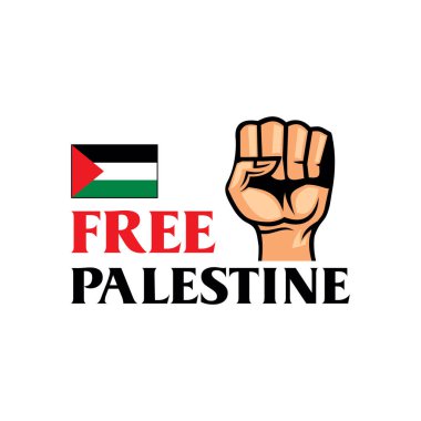 Filistin logosunu kurtarın, ücretsiz gaza vektörü