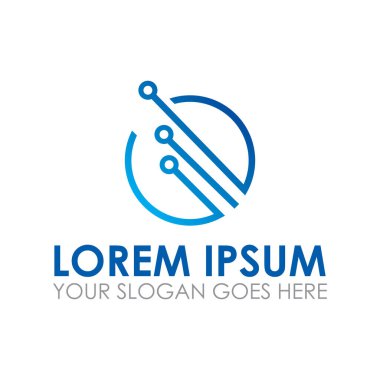 teknoloji vektörü, bağlantı logo vektörü