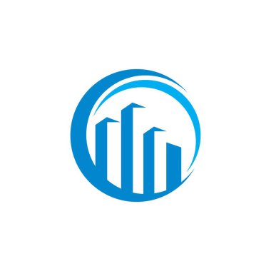 Soyut Şehir Vektörü, Gayrimenkul Logosu