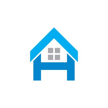 Emlak logosu, soyut bina logosu