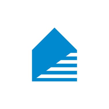 Emlak logosu, soyut bina logosu