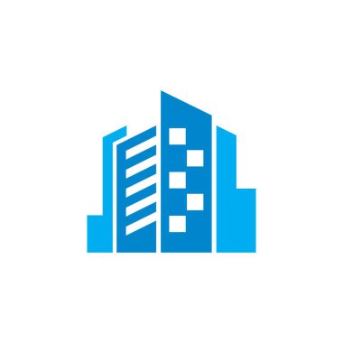 Soyut Apartman Vektörü, Gayrimenkul Logosu