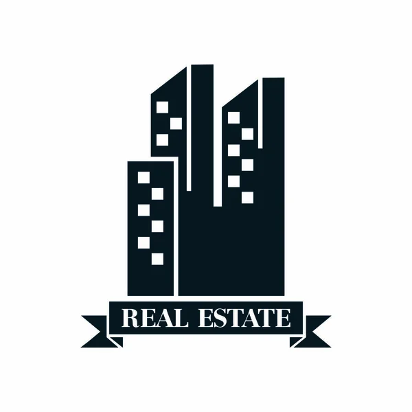 Architecture Vector Real Estate Logo — Wektor stockowy