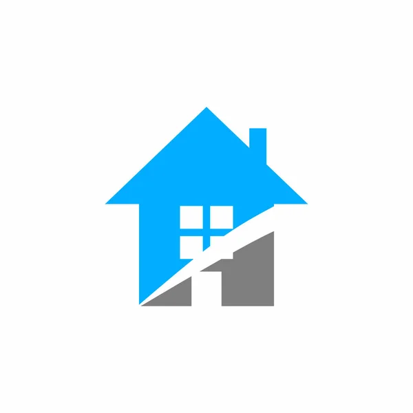 Abstract House Vector Real Estate Logo — Stockvektor
