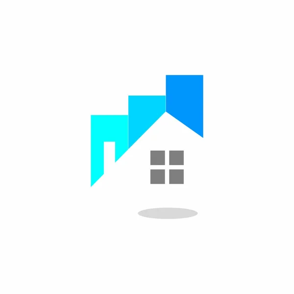 Abstract Residential Vector Real Estate Logo — Vettoriale Stock