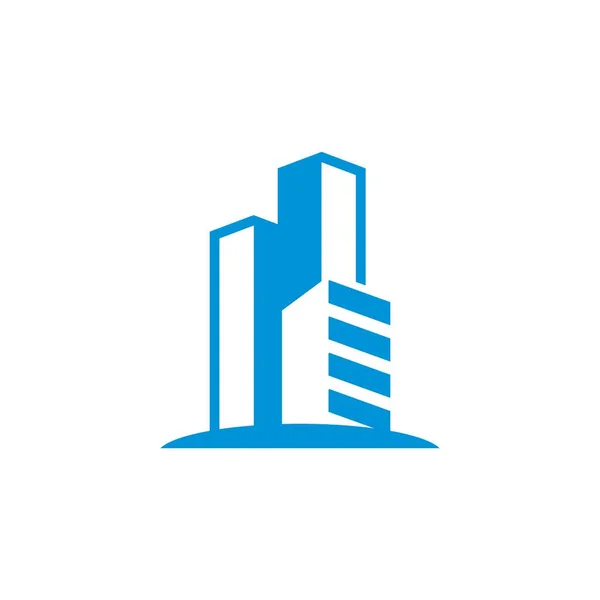 Cityscape Vector Real Estate Logo — Vector de stock