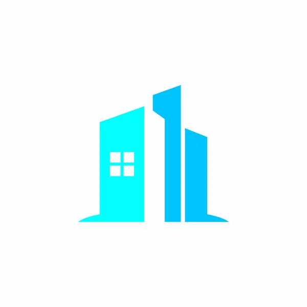 Abstract Building Vector Real Estate Logo — Vettoriale Stock