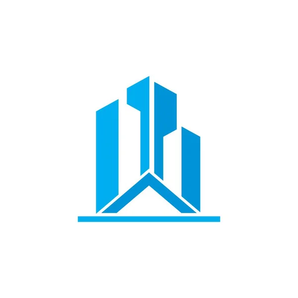 Abstract Residential Vector Real Estate Logo — Vector de stock