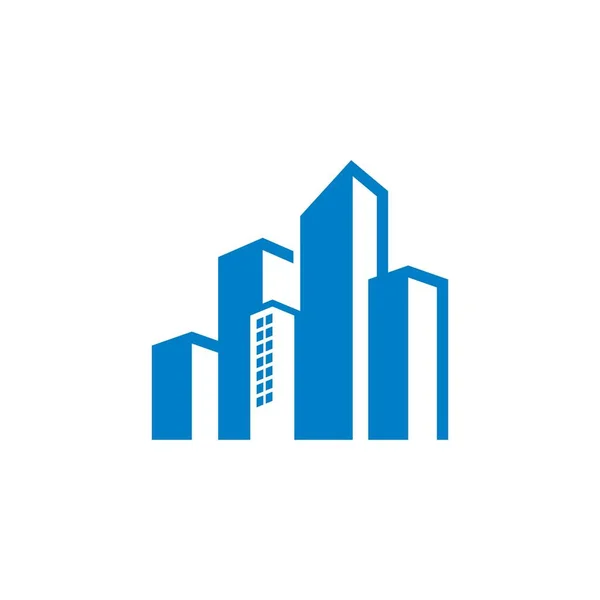 Vector Arquitectura Logotipo Inmobiliario — Vector de stock