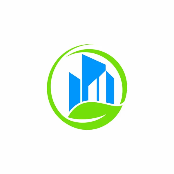 City Vector Real Estate Logo — Stockový vektor